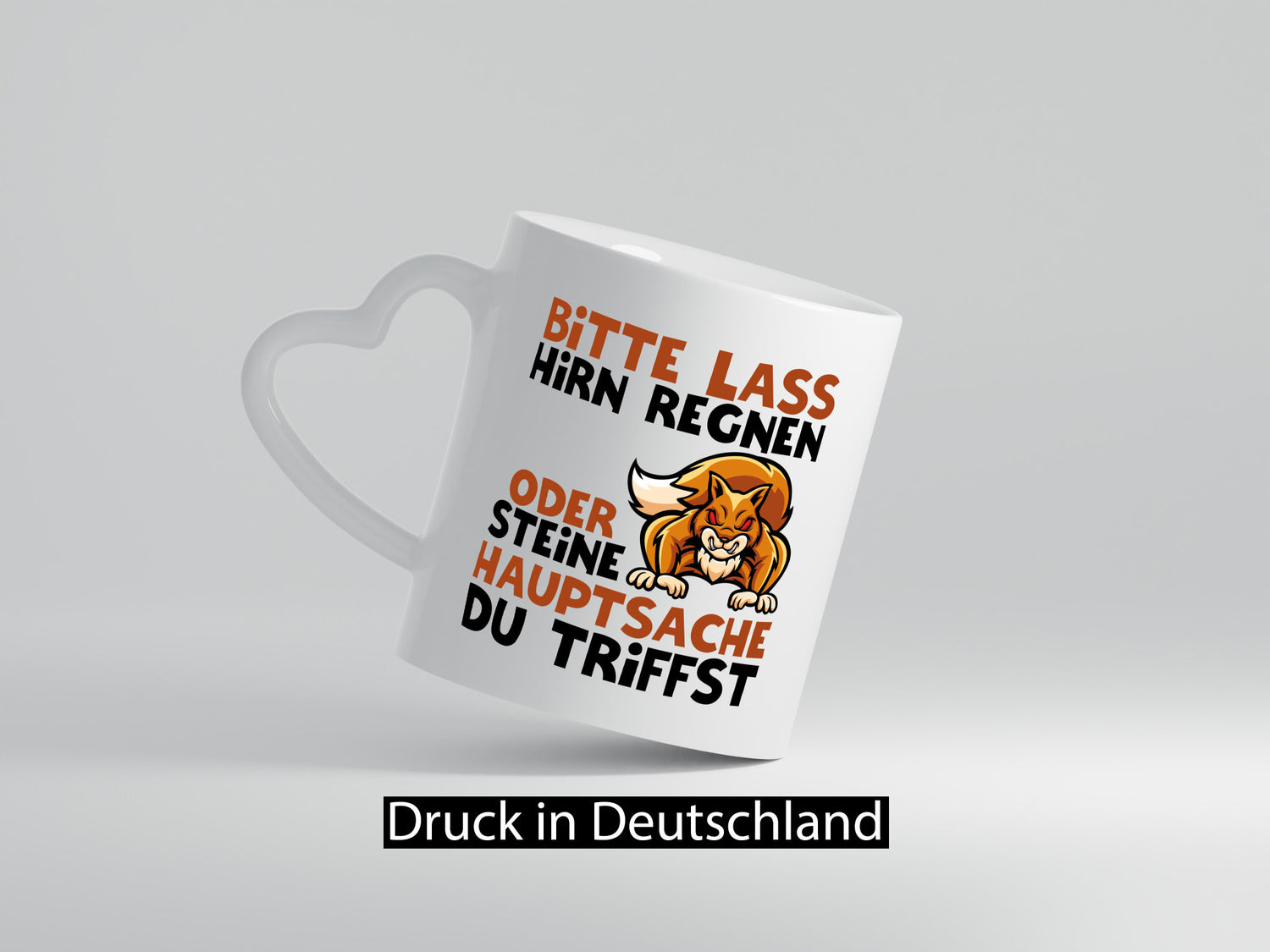 Hirn regen lassen lustiger Spruch Geschenk Humor Geschenkidee Tasse