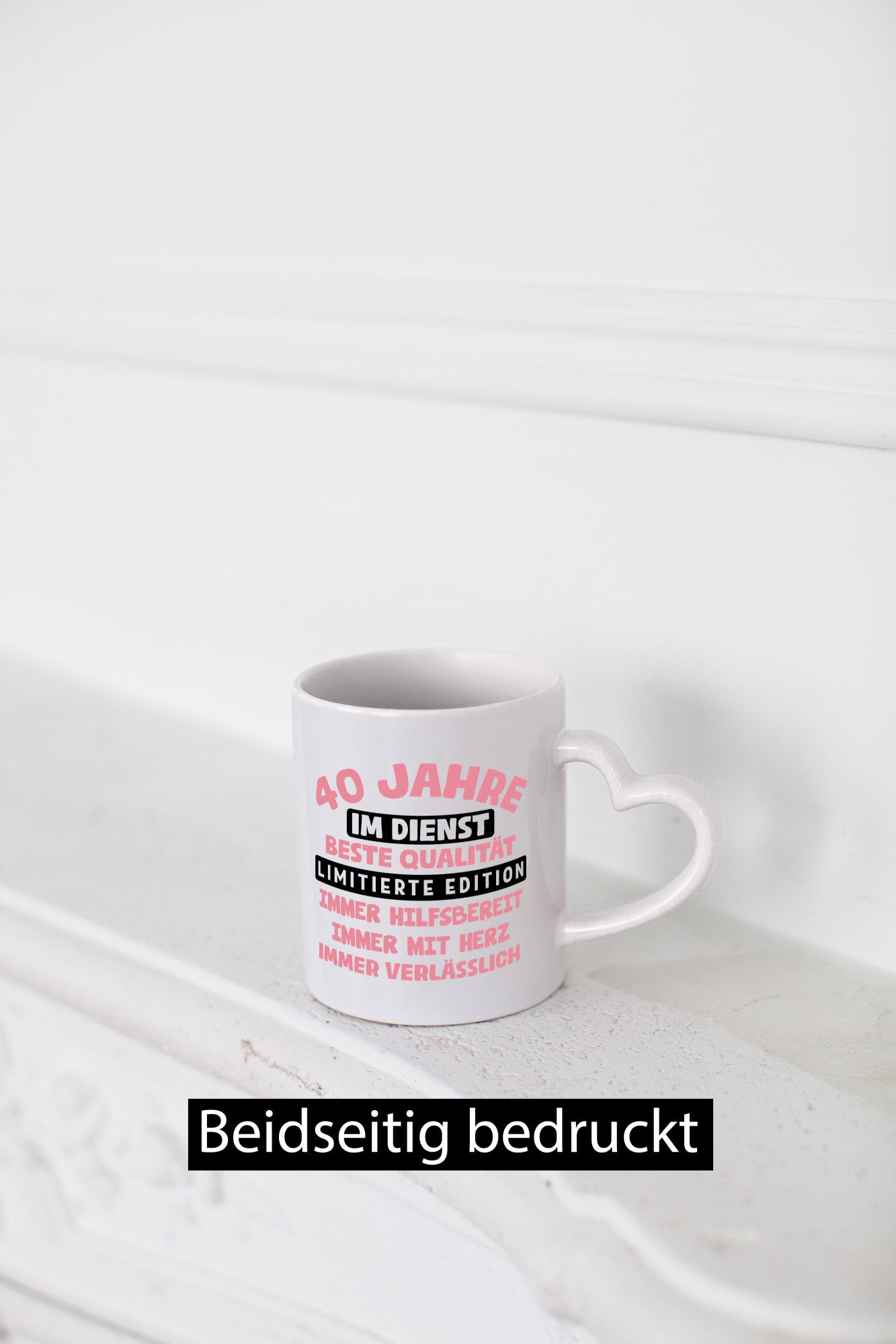 40 Jahre im Dienst | Jubiläum Arbeit v11 Humor Kollegen Büro Geschenkidee Tasse