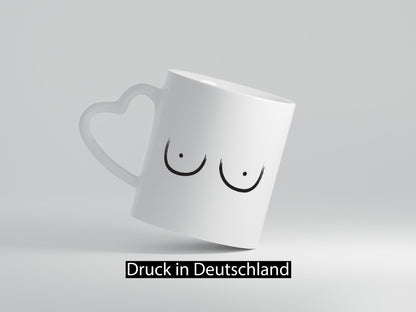 Brüste Motiv | Feministen Tasse Frauen Witz Humor Geschenk Geschenkidee