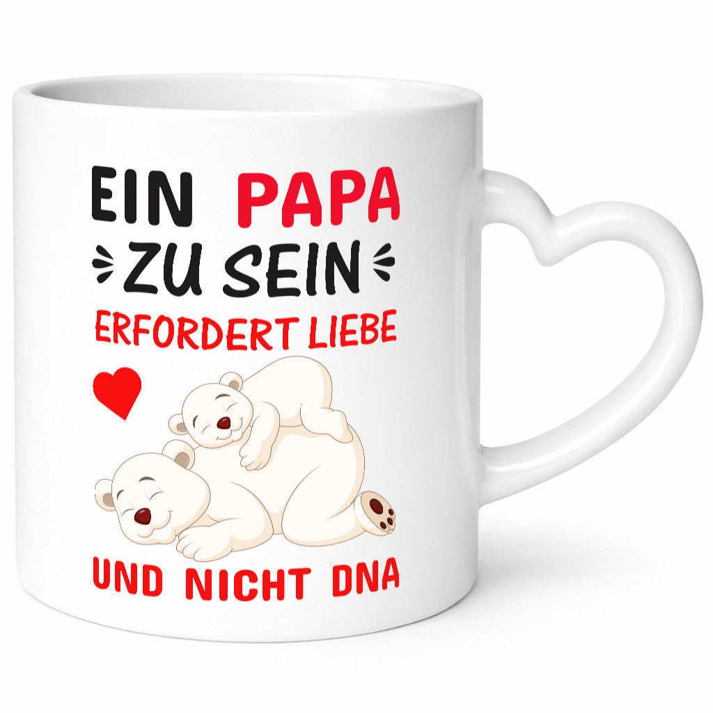 Papa sein | Stiefvater Tasse Liebe nicht DNA Kinder Geschenkidee Familie Humor