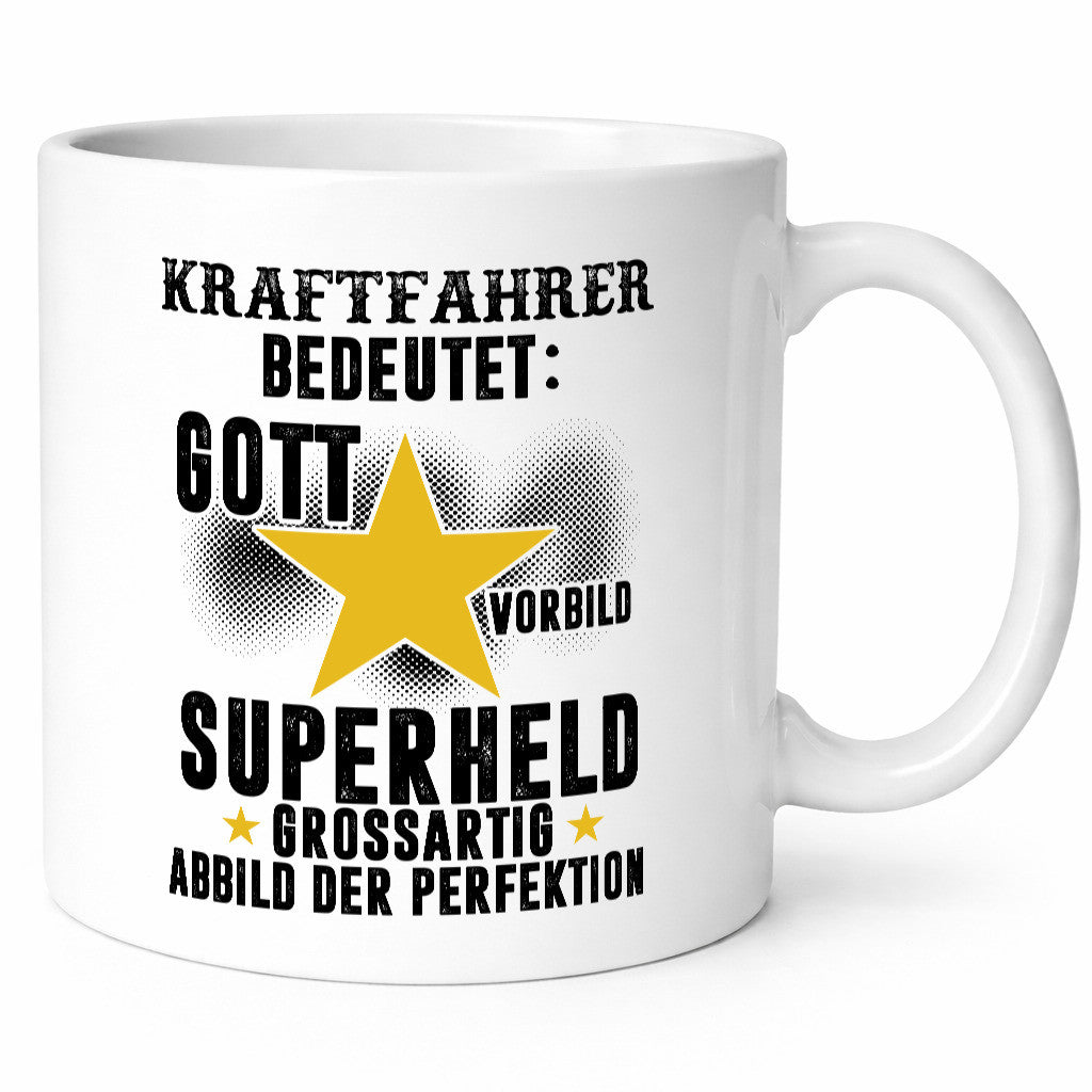 Bedeutung von Kraftfahrer | Lastwagen LKW Fahrer lustiger Spruch Geschenk Humor Tasse
