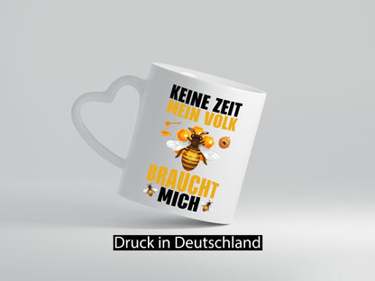 Mein Volk braucht mich Bienen lustiger Spruch Geschenk Humor Geschenkidee Tasse