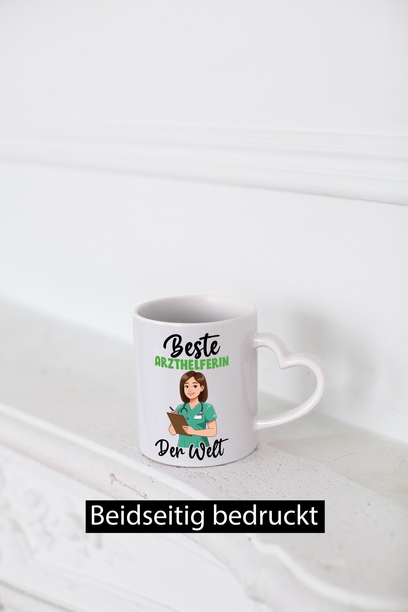 Beste Arzthelferin | Fachangestellte Medizin v2 Geschenkidee Humor Tasse