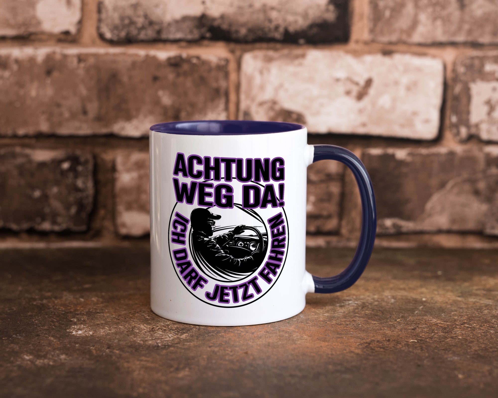 Achtung weg da ich darf jetzt Fahren | Führerschein lustig Humor Geschenkidee
