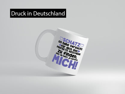 Schatz | Liebe Valentinstag Freund Freundin Herz Geschenkidee Humor Tasse