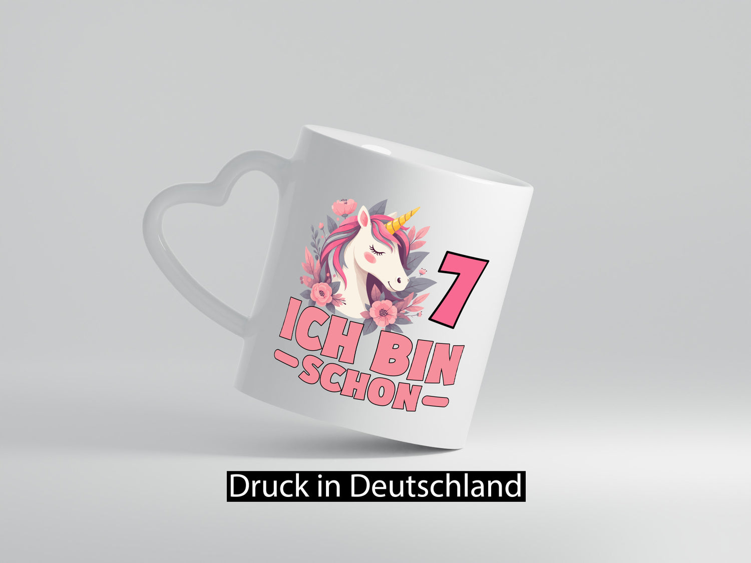 7. Geburtstag | 7 Jahre Einhorn bin schon Mädchen Geschenkidee Humor Tasse