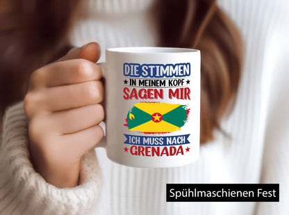 Grenada | Urlaub Stimmen in meinem Kopf Traumland Geschenk Humor Geschenkidee