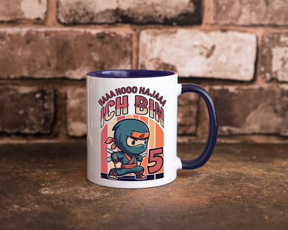 5. Geburtstag | Ninja Junge 5 Jahre Humor Geschenkidee Tasse