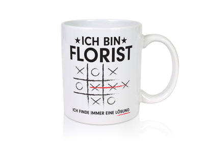 Lösung finden: Florist | Blumen Verkäufer v2 lustig Humor Geschenkidee Geschenk