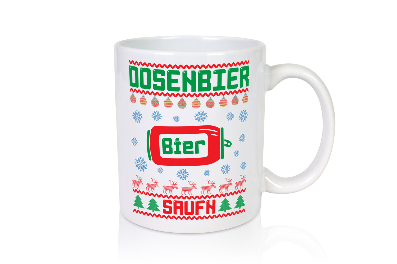 Dosenbier Saufn | Ugly Christmas Weihnachten Humor Geschenkidee Tasse