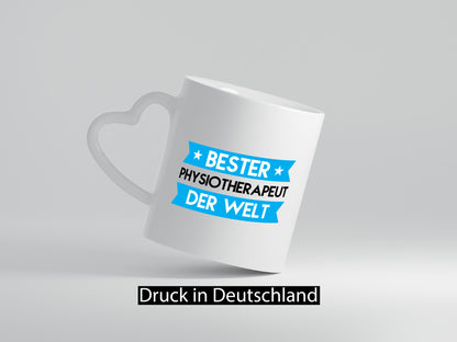 Bester Physiotherapeut v2 lustig Humor Geschenkidee Geschenk Tasse