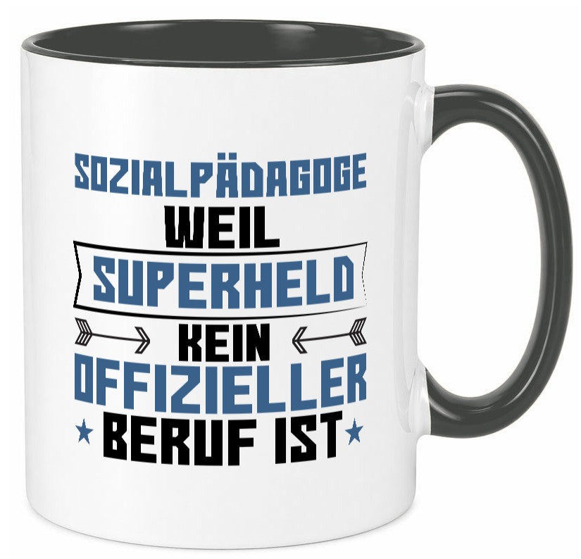 Superheld Sozialpädagoge | Pädagoge lustig Humor Geschenkidee Geschenk Tasse