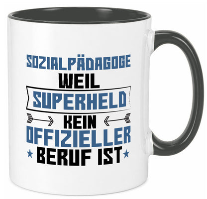 Superheld Sozialpädagoge | Pädagoge lustig Humor Geschenkidee Geschenk Tasse