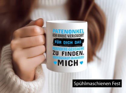 Patenonkel Tasse | lustiger Spruch Pate Onkel Geschenkidee Humor
