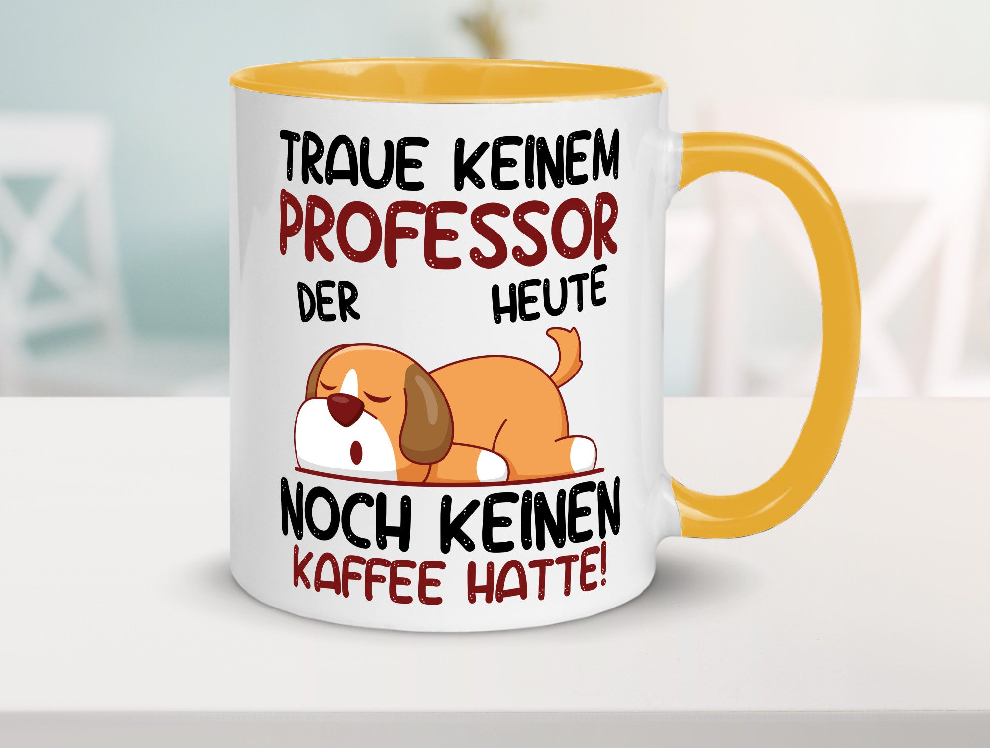 Traue keinem Professor | Uni Universität Geschenkidee Humor Tasse
