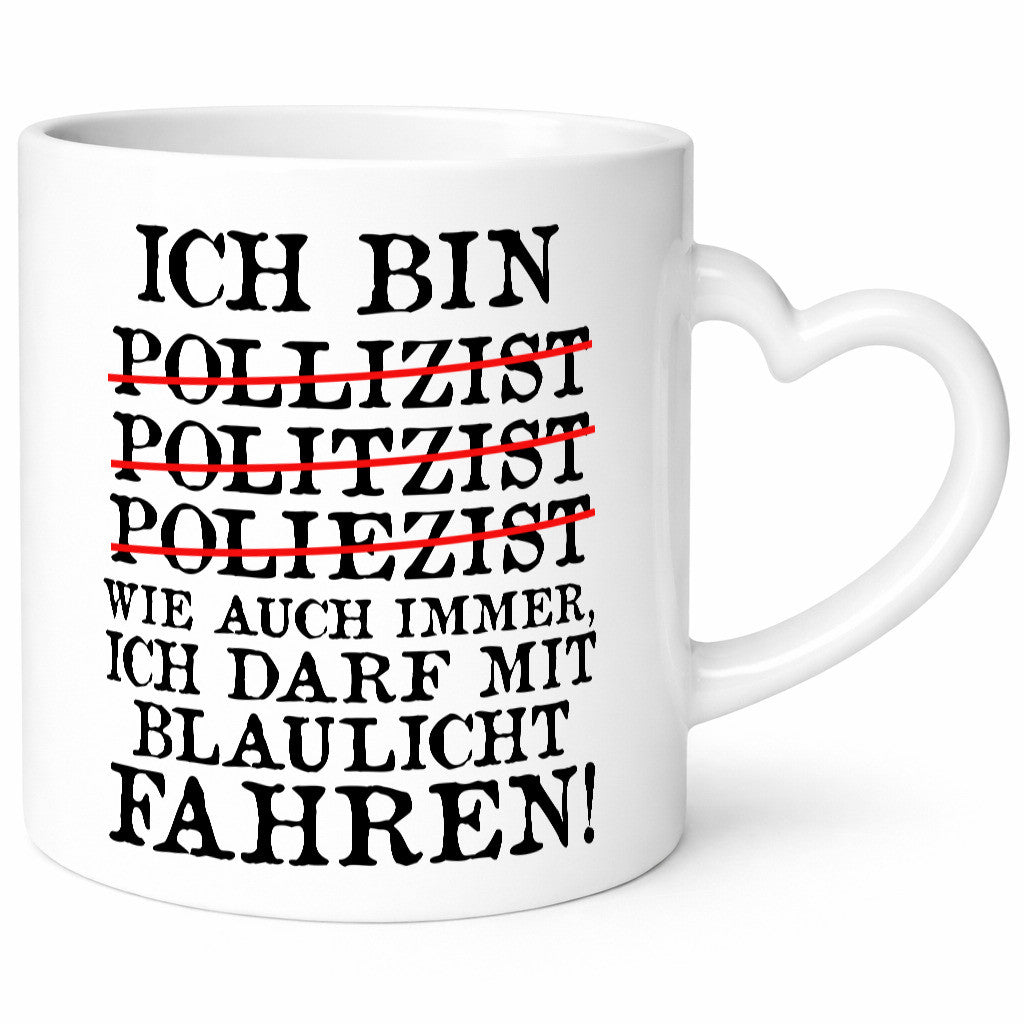 Ich bin Polizist | Blaulicht Polizei Beruf Streife lustig Arbeit Kollegen Büro