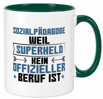 Superheld Sozialpädagoge | Pädagoge lustig Humor Geschenkidee Geschenk Tasse