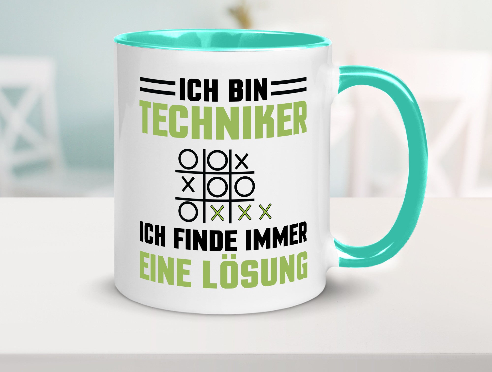 Ich bin Techniker finde immer eine Lösung | lustiger Spruch Geschenk Humor