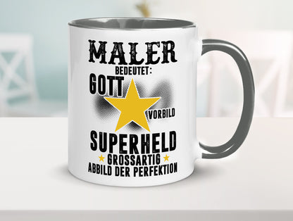 Bedeutung von Maler | Malerei Humor Geschenkidee Tasse