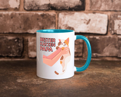 Bester Katzenpapa | Katze Gabel Geschenk Tierliebhaber Humor lustiger Spruch