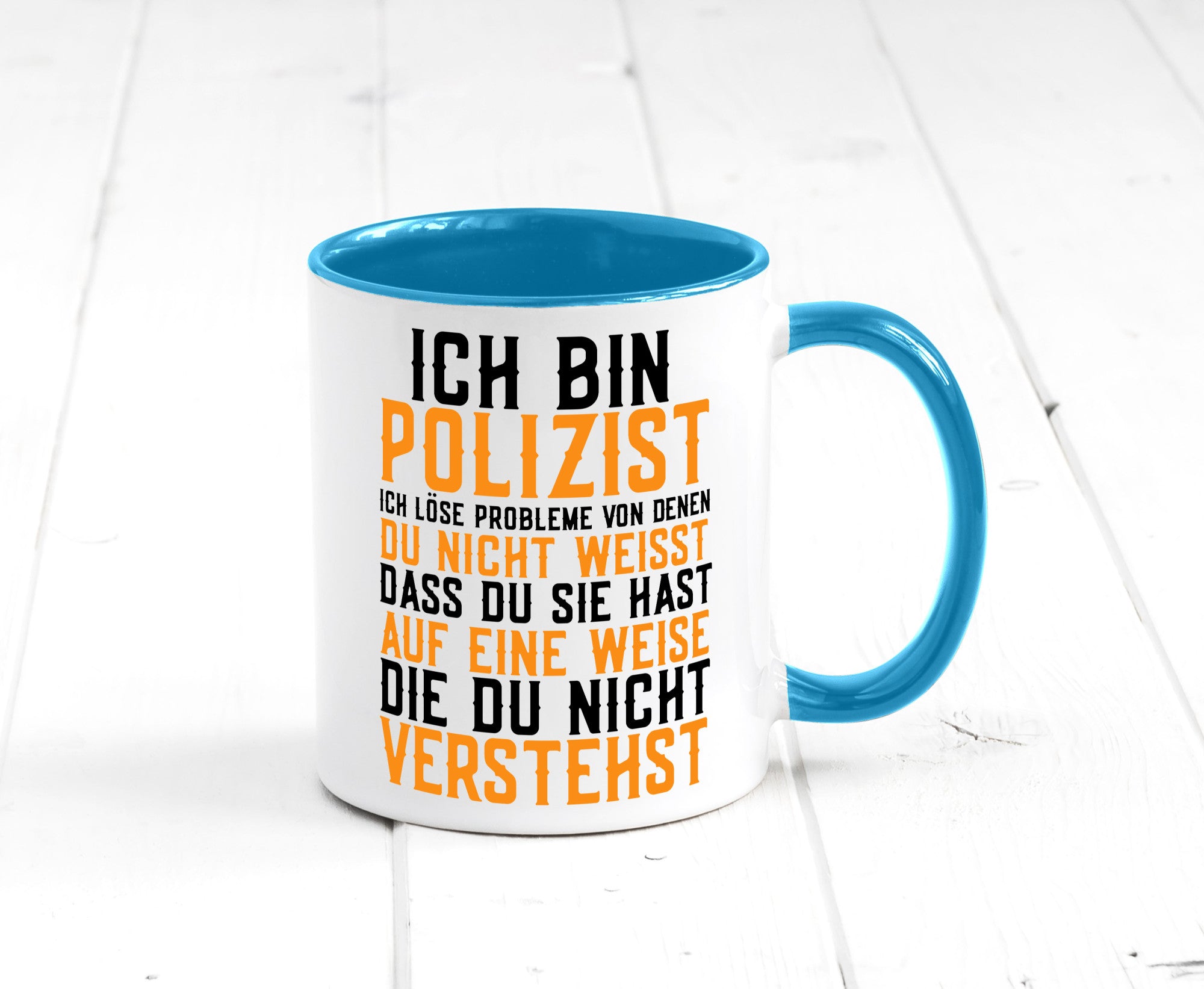 Ich bin Polizist | Polizei Beruf Job lustiger Spruch Geschenk Arbeit Kollegen