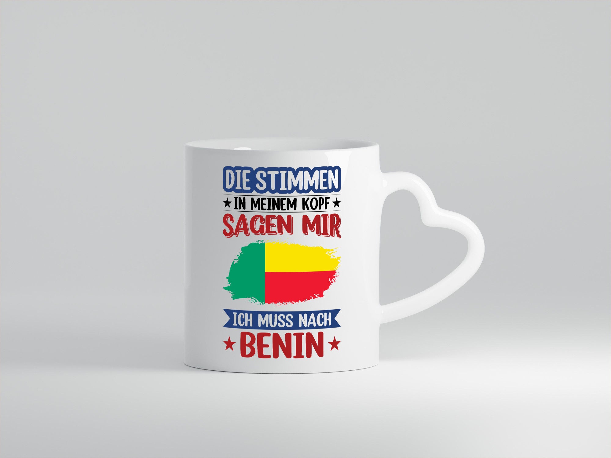 Benin | Urlaub Stimmen in meinem Kopf Traumland Geschenkidee Humor Tasse