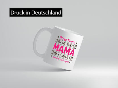 Beste Mama | Auszeichnung Sterne Humor Familie Geschenkidee Tasse