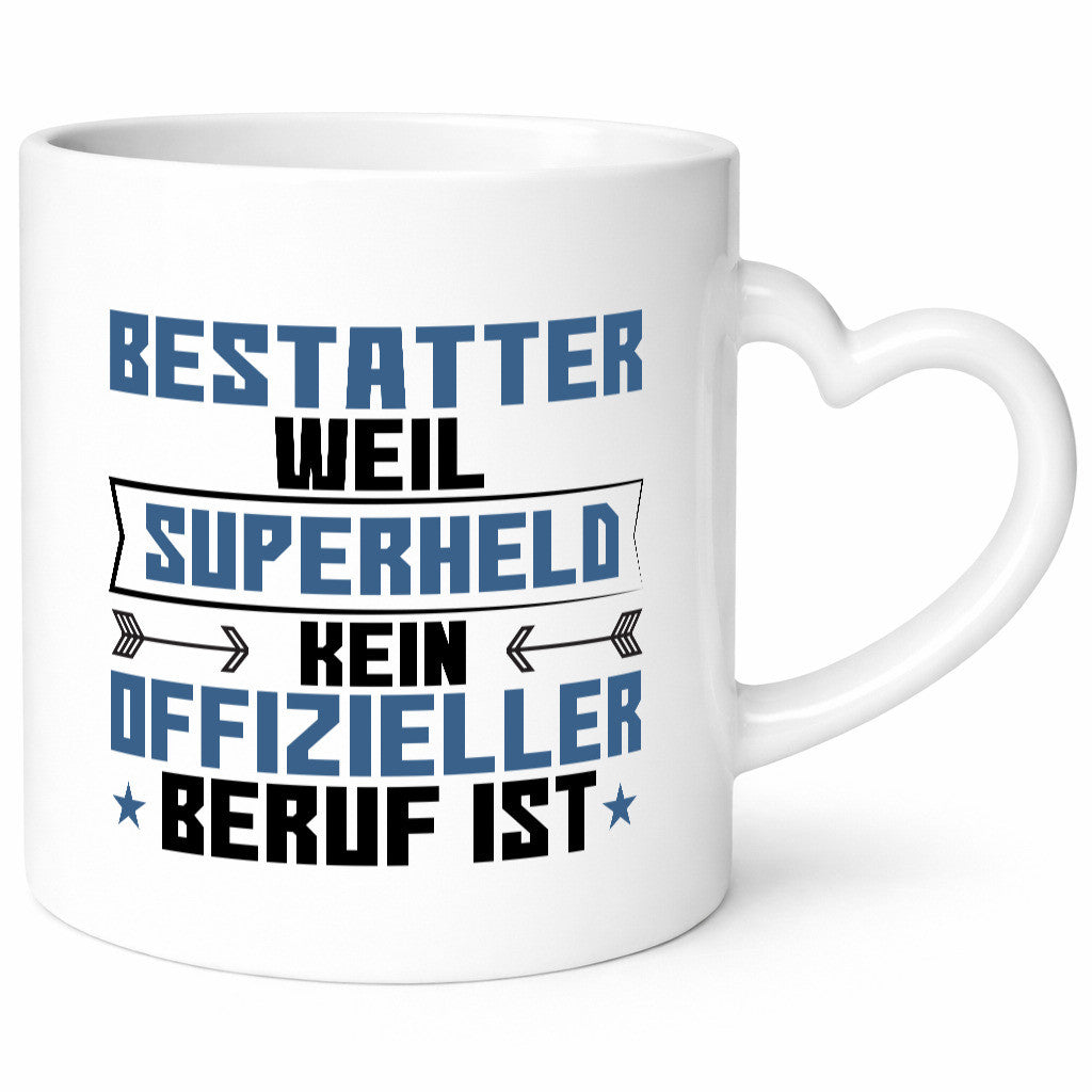 Superheld Bestatter | Bestattung Totengräber lustig Humor Geschenkidee Geschenk