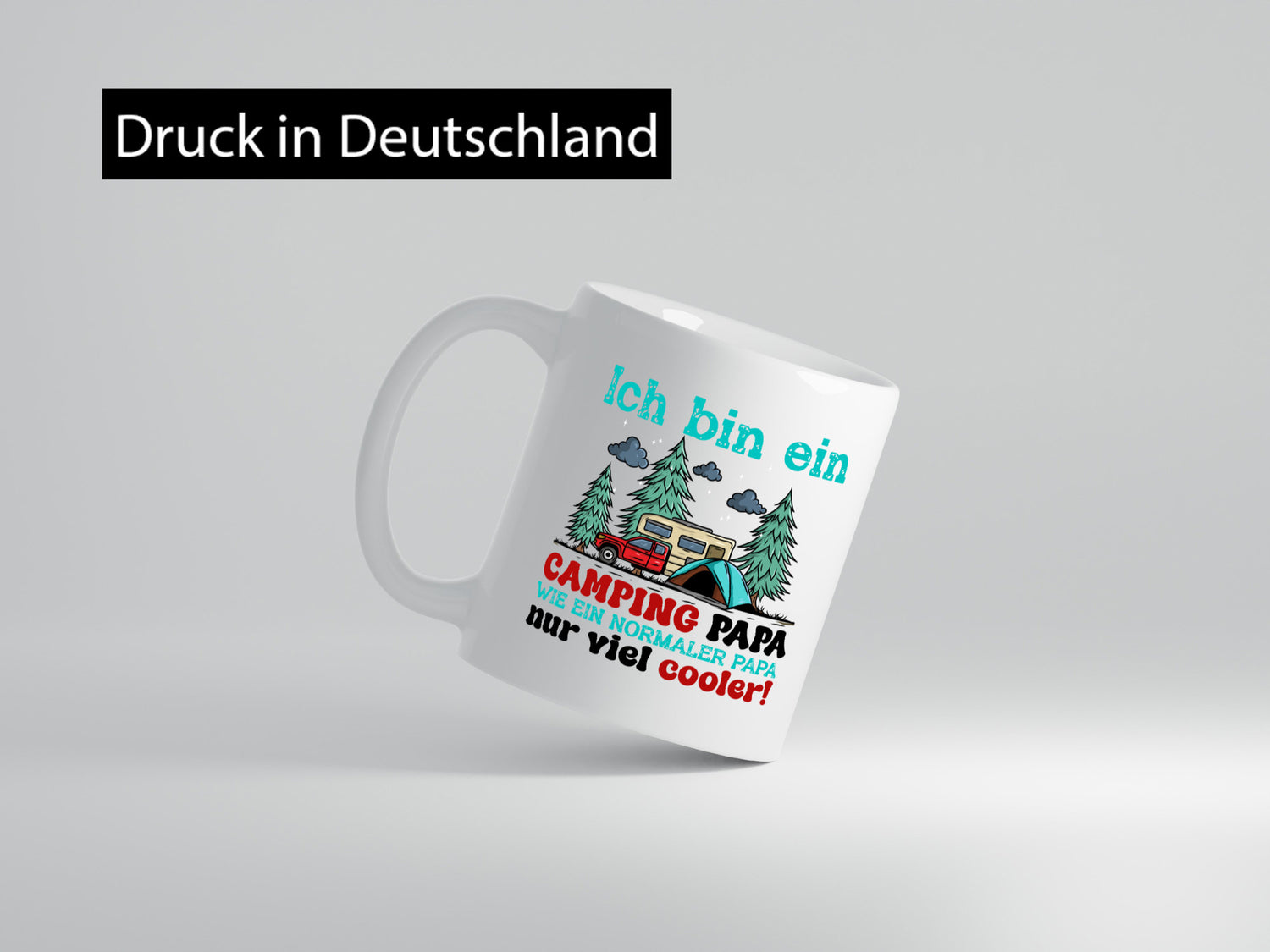 Ich bin ein Camper Papa | Camping Vatertag Geschenk Familie Geschenkidee