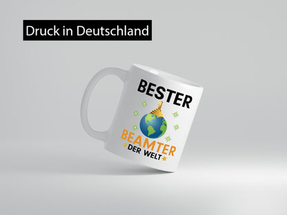 Welt Bester Beamter | Verbeamtung öffentlicher Dienst Geschenkidee Humor Tasse