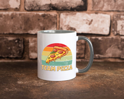 Team Pizza | Pizzaliebhaber Lover v2 Geschenkidee Humor Tasse