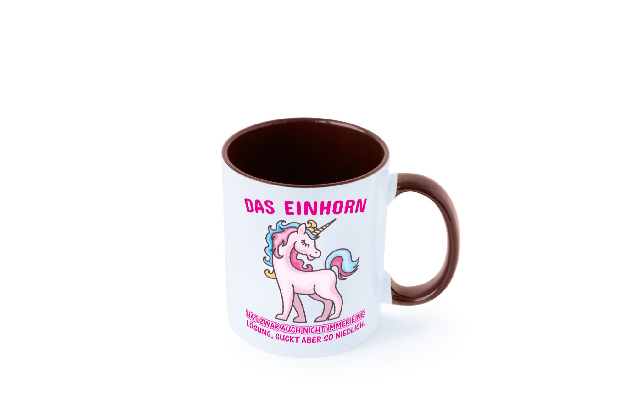 Niedliches Einhorn | lustige Tasse Frauen Mädchen lustiger Spruch Geschenk