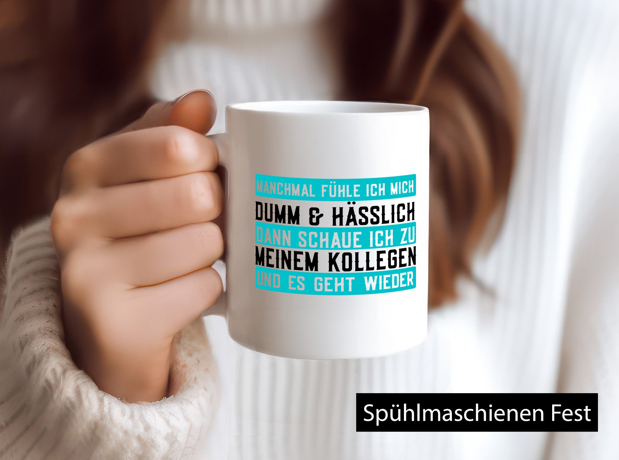 Dumm und hässlich | Kollegen Büro Job Sarkasmus Geschenk Arbeit lustiger Spruch