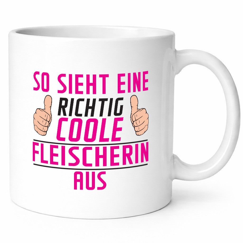 Richtig Coole Fleischerin | Schlachterei lustig Humor Geschenkidee Geschenk