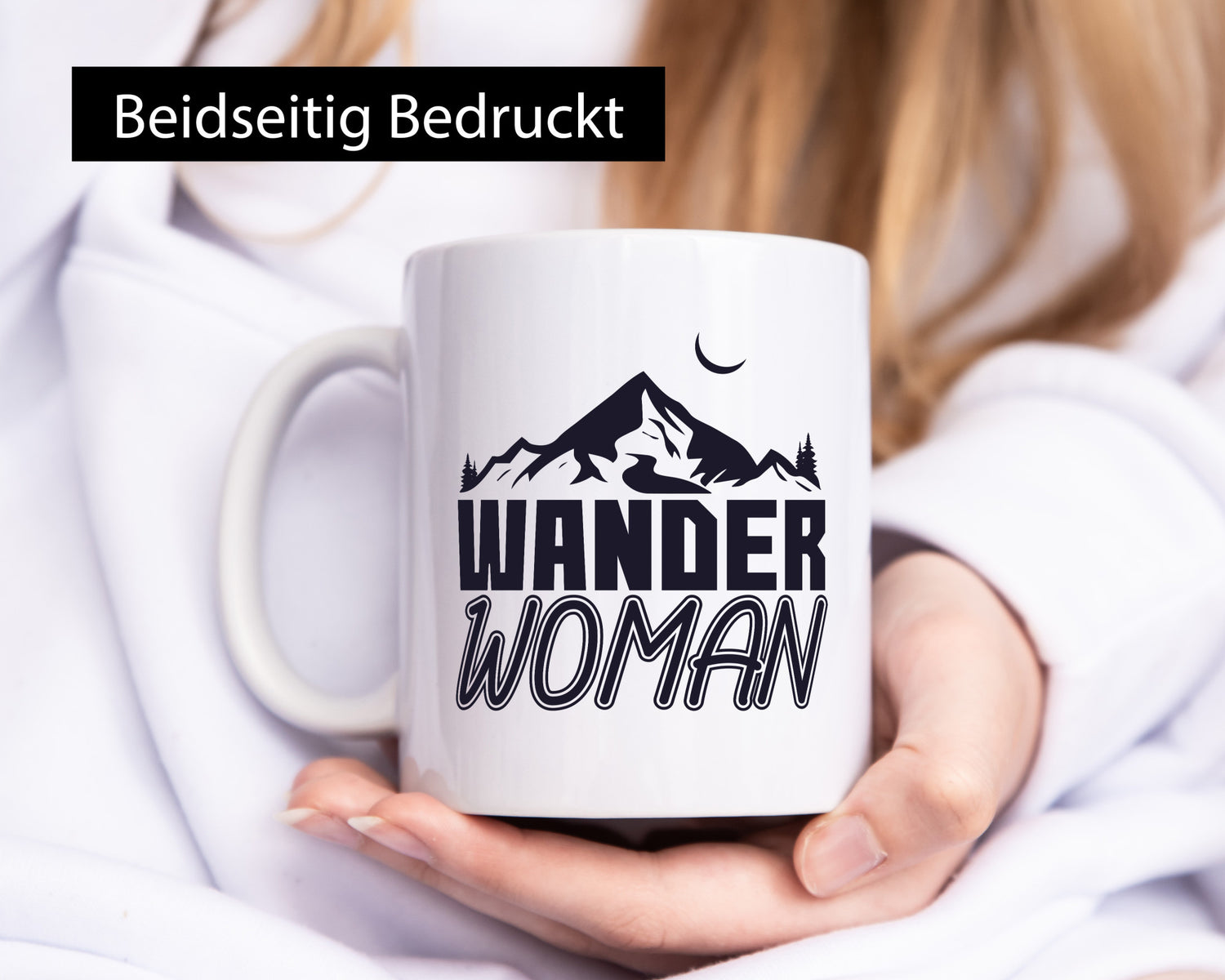 Wander Woman | Frauen Tasse Wanderer Bergsteigen lustig Familie Geschenkidee