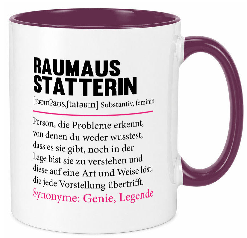 Raumausstatterin | Wohn Ausstatterin Beruf Humor Geschenk Arbeit Kollegen Büro