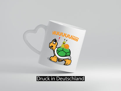Huiiii | Schildgröte Langsames gehen lustig Humor Geschenkidee Geschenk Tasse