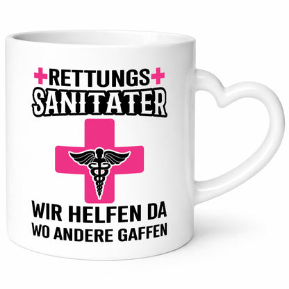 Rettungssanitäter | wir helfen wo andere Gaffen Geschenk Humor Geschenkidee