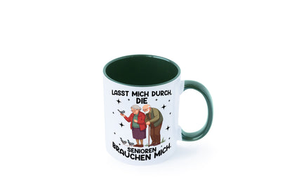 Senioren brauchen mich | Altenpflege Pflegekraft lustiger Spruch Geschenk Humor