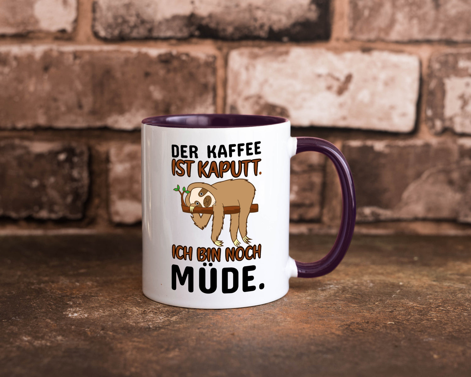Der Kaffee ist kaputt v2 Geschenk Humor Geschenkidee lustiger Spruch Tasse