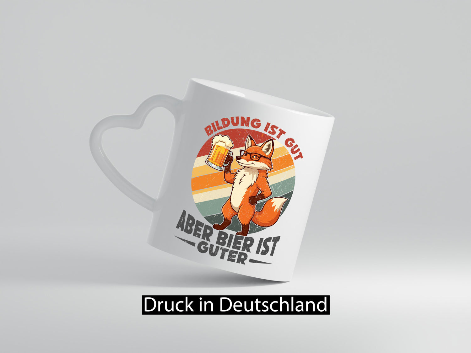 Bildung ist gut aber Bier Guter | Biertrinker Humor Geschenkidee Tasse
