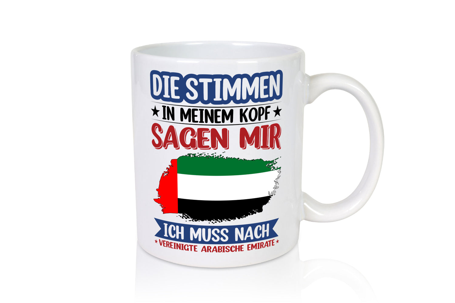 Vereinigte Arabische Emirate | Urlaub Stimmen im Kopf v2 Geschenk Humor