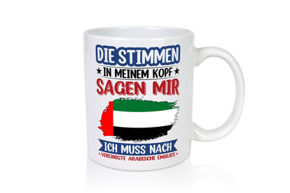 Vereinigte Arabische Emirate | Urlaub Stimmen im Kopf v2 Geschenk Humor