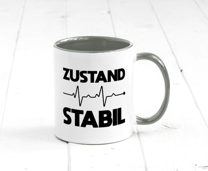 Zustand Stabil | Herzschlag Heartbeat lustiger Spruch Geschenk Humor