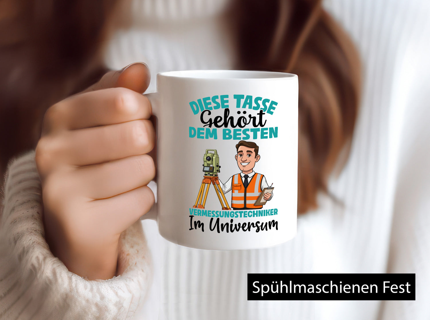 Im Universum: Vermessungstechniker | Techniker lustiger Spruch Geschenk Humor