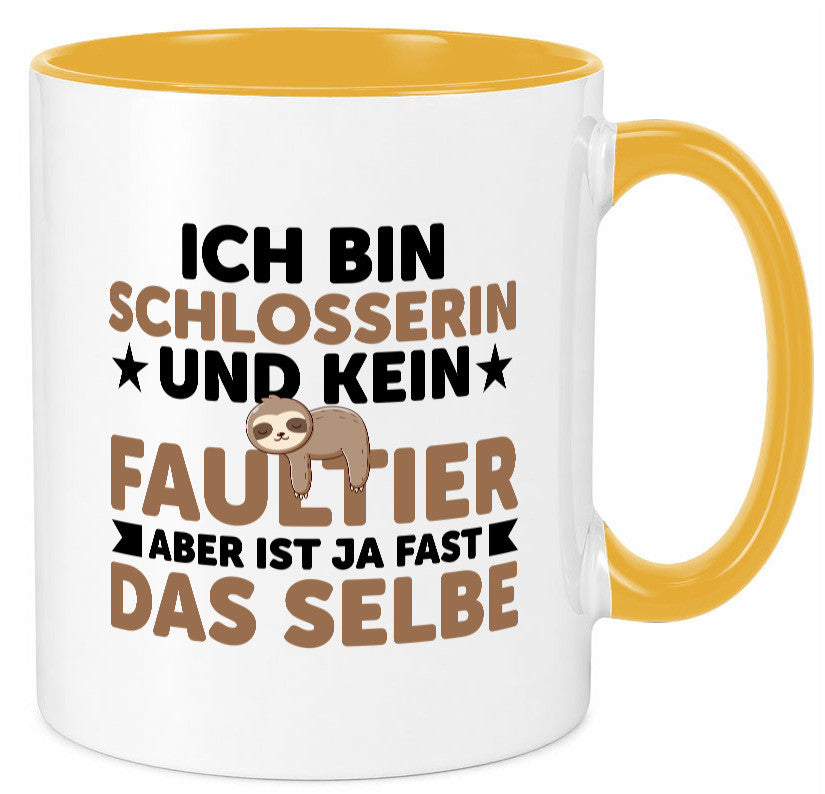 Ich bin kein Faultier: Schlosserin | Schlosserei v2 lustig Tierliebhaber Humor