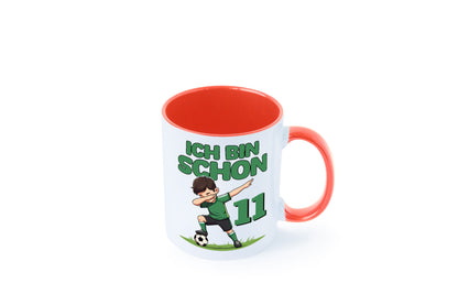 11. Geburtstag | 11 Jahre Fußballer Geschenkidee Humor Tasse