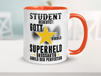 Bedeutung von Student | Universität Uni Studium Geschenkidee Humor Tasse