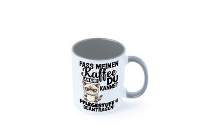 Fass meinen Kaffee an | Pflegestufe 4 Krankenschwester v3 Geschenkidee Humor