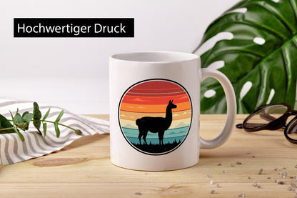 Lama | Alpaka Vintage Humor Geschenkidee Tasse